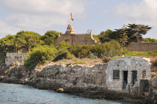 Lazaretto-Quarant&auml;neinsel im Hafen von Mah&oacute;n auf Menorca