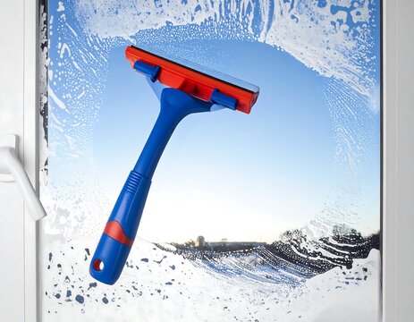 Window cleaning.