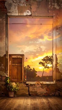 Window to Sunset.