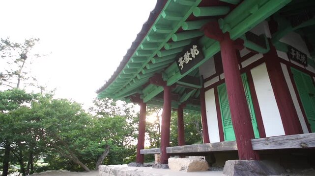 Korea Hwasun Chimsujeong traditional architecture pavilion building wooden structure roof tile dancheong nameplate culture heritage history 대한민국 한국 화순 침수정 전통 건축 한옥 정자 건물 기와 지붕 단청 현판 문화재 유산 역사