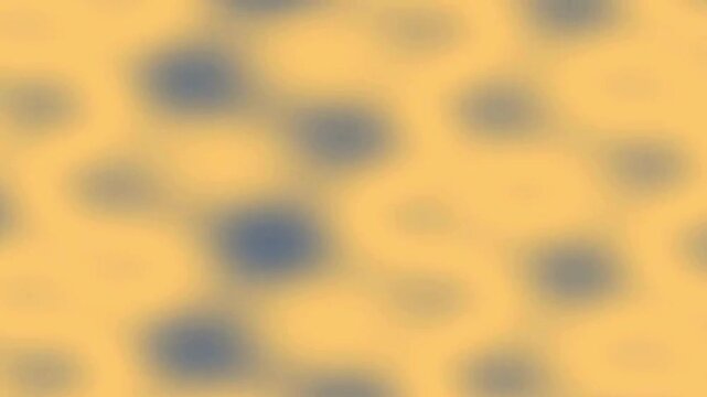 Abstract Yellow Blue Blurred Pattern Creating Subtle Motion
