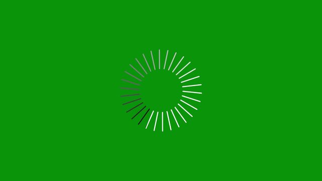 Animated circle loading gif video icon. Loading circle animation. Seamless Loop, Animated of circle loading icon .Wheel loading concept icon