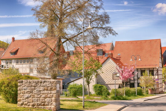 Bleicherode - Stadtansicht mit Heimatmuseum
