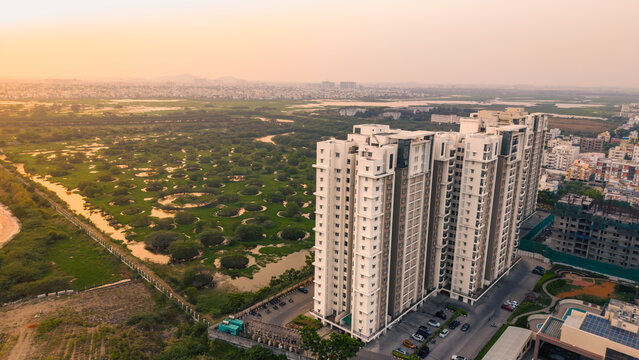 Residential towers, high rise living culture in India