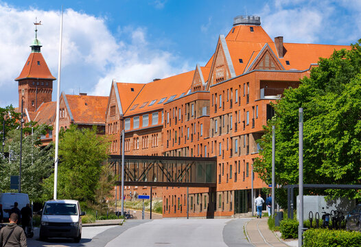 Sonderborg/Sonderburg, D&auml;nemark. Altstadtszene