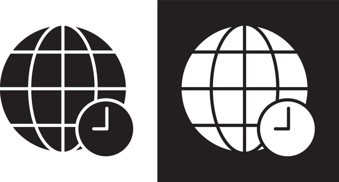 Time zones icon