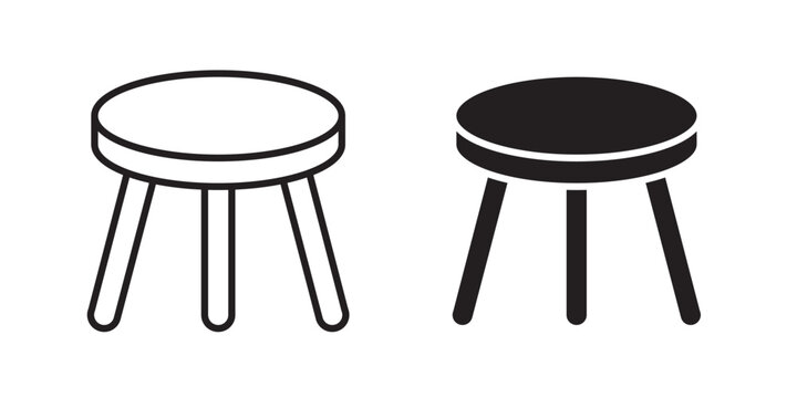 Three legged stool icon
