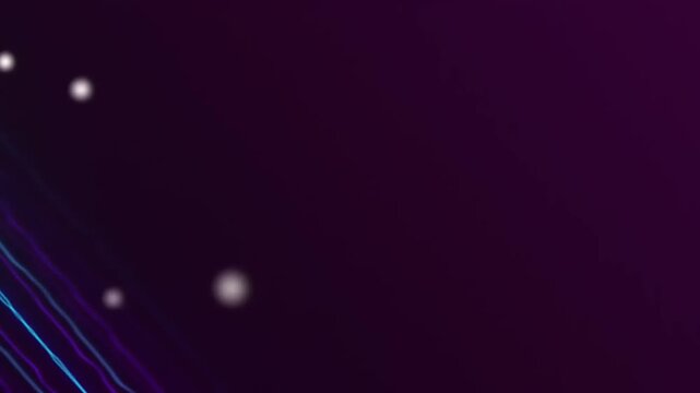Light Waves Moving Across a Dark Background