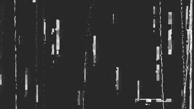 Heavy Corrupted Signal Glitch Transition, Digital System Failure and Damaged VHS Tape Screen Tear Transition Effect