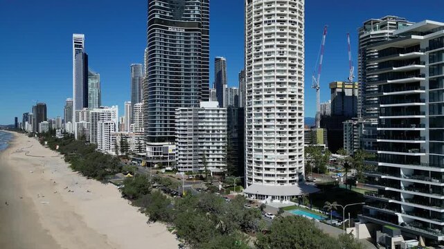 Aerial View of Gold Coast Skyline