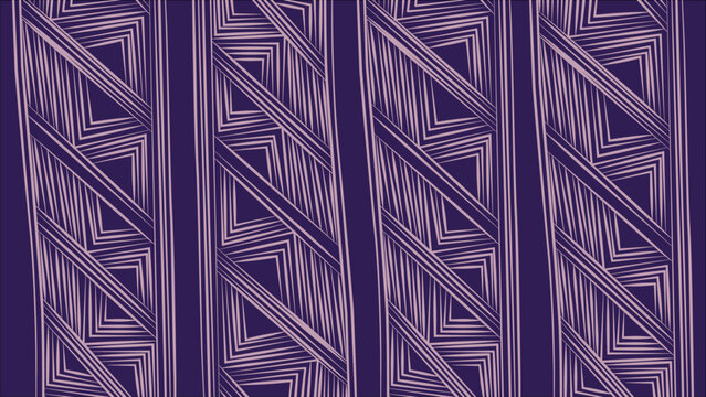 stylized brazilian tribal line art, authentic indigenous body painting motif, traditional native ethnic culture linear art