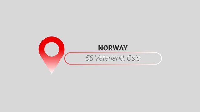 Modern Location Tag Title