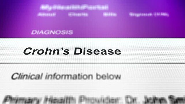  Generic Health Portal with Stomach Health Problem Diagnosis - Crohn&rsquo;s Disease