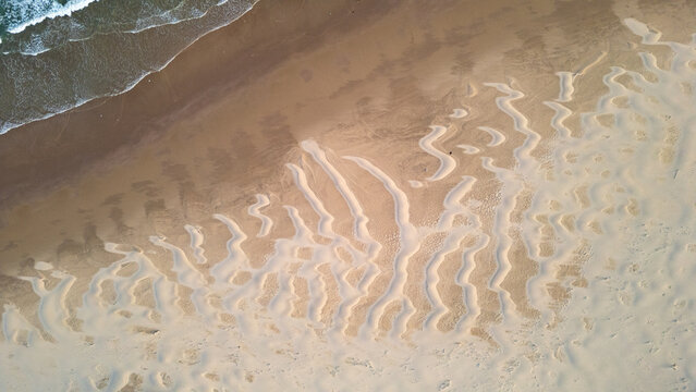 Stockton beach sand dunes near Newcastle, Australia
