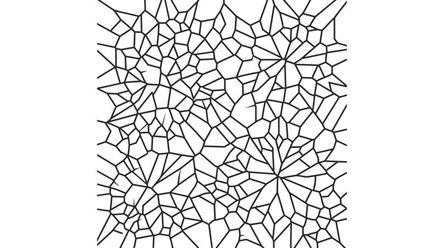 Abstract Geometric Pattern - Voronoi Diagram, Tessellation, Network