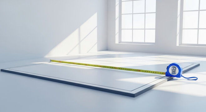 Measuring New Spaces For Blueprint Precision And Architectural Planning