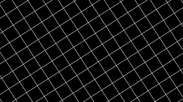 White wireframe grid. Computer generated 3d render