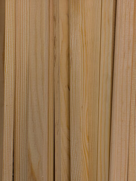 Natural pine wood planks texture vertical timber boards background