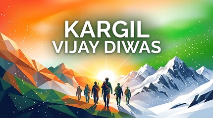 Kargil Vijay Diwas soldiers in mountains