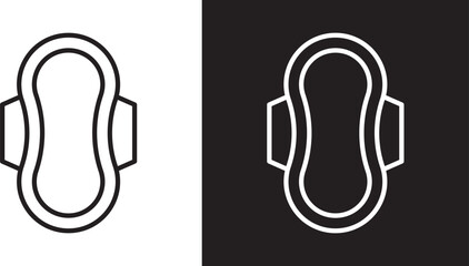 Hygienic pad icon © Krupal