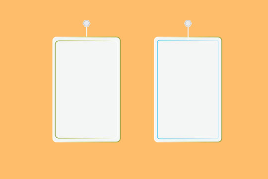 Two modern smartphone mockups with hexagonal charging nodes on orange background