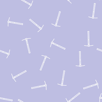 pick axe weapon vector line seamless pattern pick axe weapon sign illustration