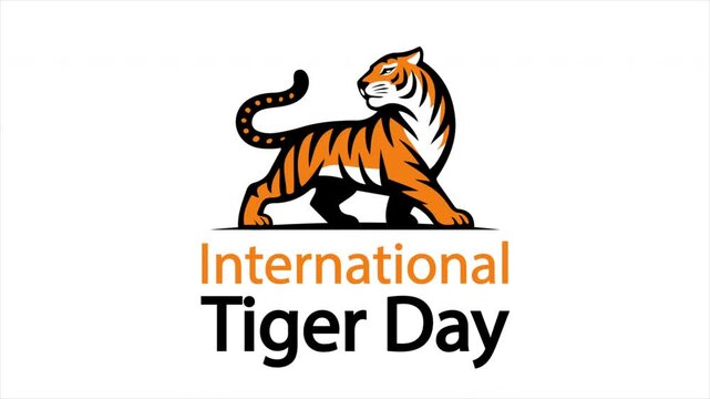 Tiger International Day Animals logo