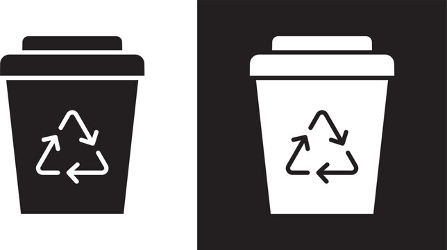 Trash compactor icon