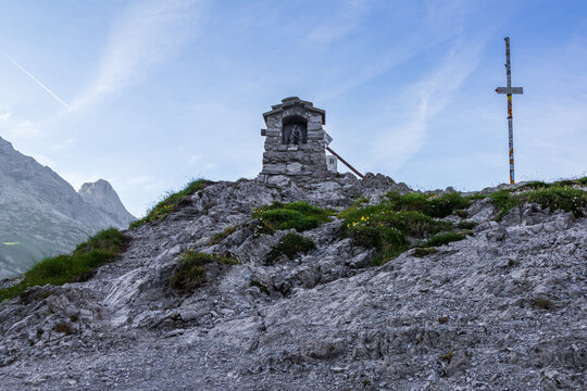 Marienbildstock an der Seescharte, Lechtaler Alpen, Tirol, &Ouml;sterreich &ndash; 27.06.2026