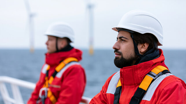 Offshore Wind Farm Technicians for Clean Renewable Energy Generation