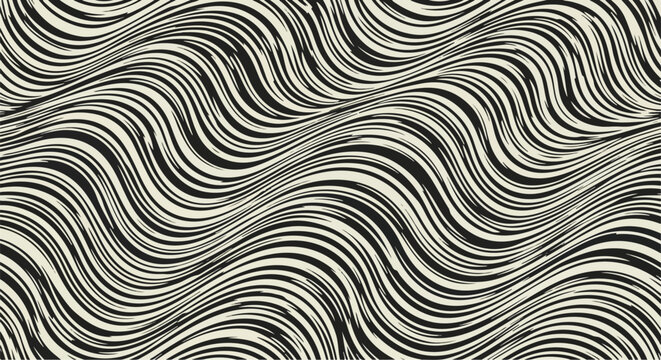 Luxury monochrome ribbon pattern texture