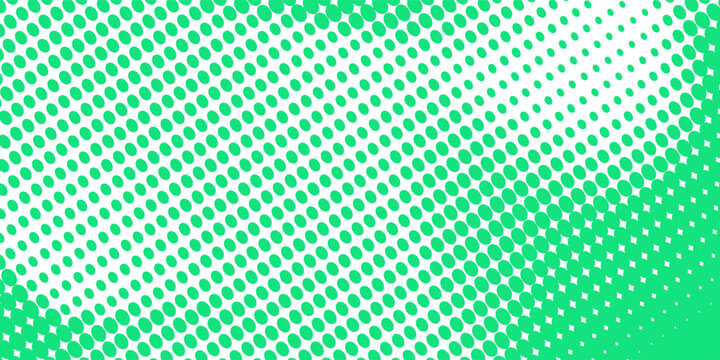 Green abstract geometric background frame. Texture of hexagons. Linear pattern of cells, honeycomb. Design of banner, poster website, frame social networks, business. Vector illustration.