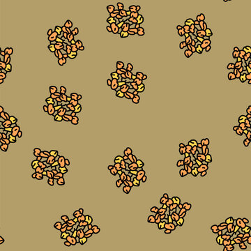 holy basil ayurvedic herb vector seamless pattern holy basil ayurvedic herb sign illustration