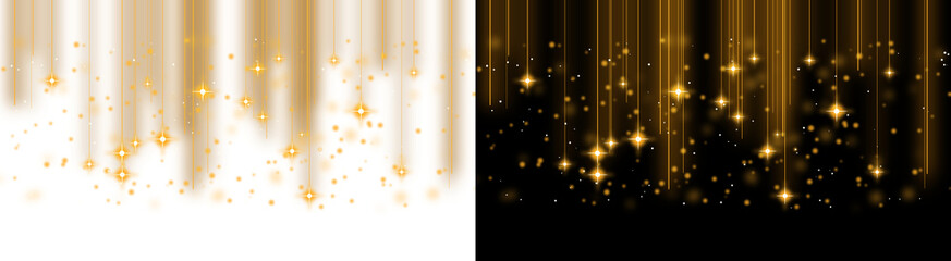 Brilliant golden falling star featuring luminous light trails and glittering magic dust elements, isolated on transparent background © MDSakib