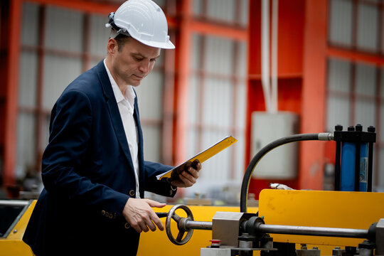 Professional engineering, worker, Man Quality, maintenance, check in factory, warehouse Workshop for factory operators, engineering women control. industry engineer team worker operate control...