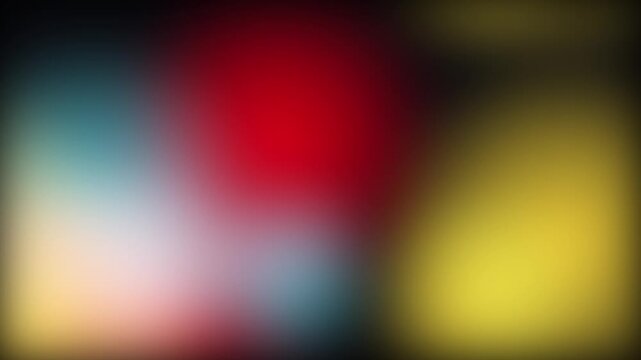Abstract motion background, with soft blended, red, yellow, and, blue light leaks