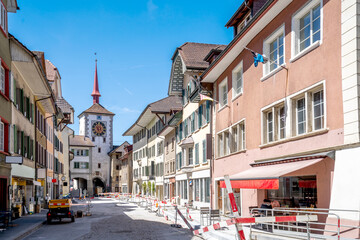 Fototapeta premium Altstadt, Mellingen, Schweiz 