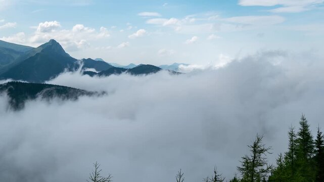 Alpine Splendor Timelapse: Tatra Mountains in Sunlight 