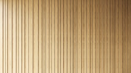 Fototapeta premium Wooden slatted wall with vertical panels and natural texture