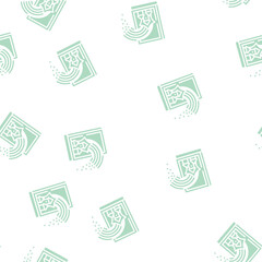 Obraz premium fairy tale book vector glyph seamless pattern fairy tale book sign illustration