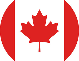 Obraz premium Canada flag icon