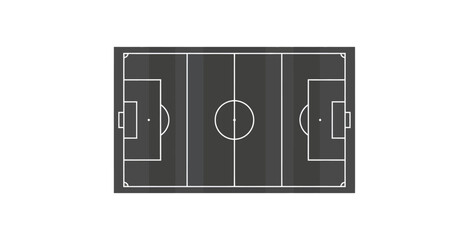 Soccer Field Diagram Vector Illustration © Parade