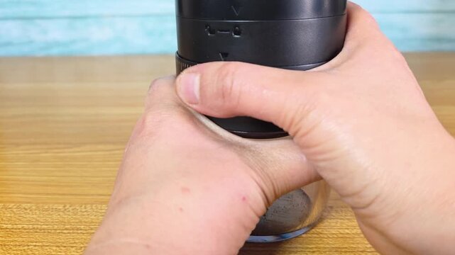 Wireless Coffee Grinder for Home Use | Portable Electric Coffee Bean Mill