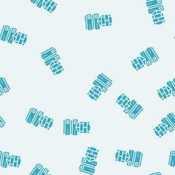 security firewall data center vector glyph seamless pattern security firewall data center sign illustration