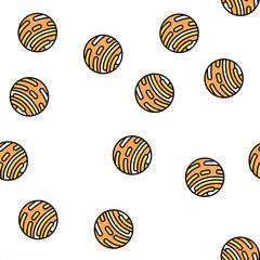 jupiter planet vector seamless pattern jupiter planet sign illustration © vectorwin