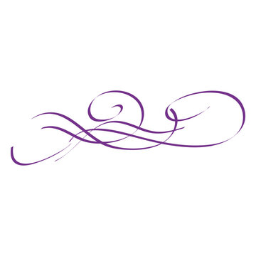 Floral swirls ornament 4