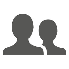 Naklejka na ściany i meble Support agent silhouette