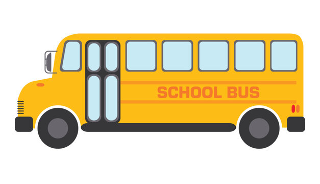 Cartoon Yellow School Bus