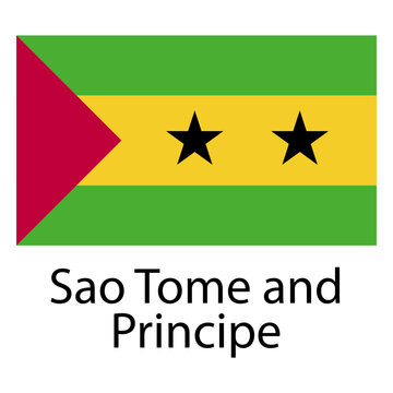 Sao tome and principe national flag