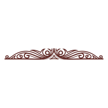 Floral swirls divider 8